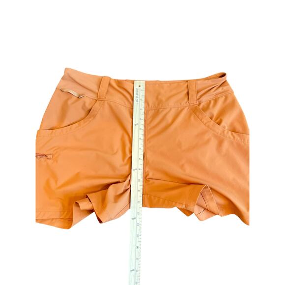 2/$50 DEAL ALERT!! PATAGONIA WOMENS TECH SHORTS STY# 82025 BURNT ORANGE SIZE L - Picture 12 of 13